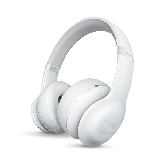 JBL  Everest 300 - White - On-ear Wireless Headphones - Detailshot 2